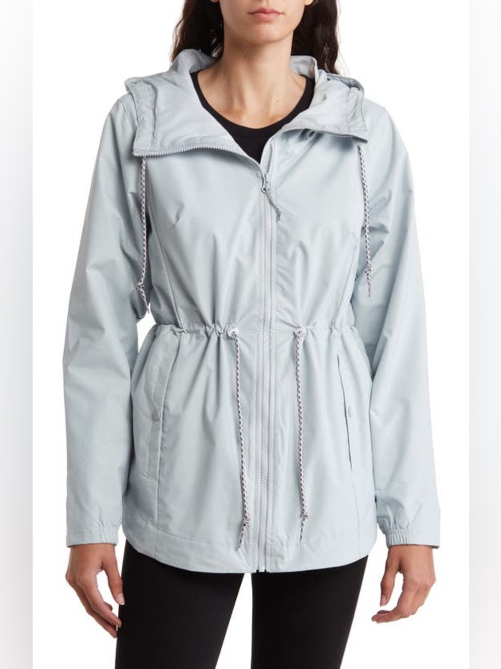 Columbia Lillian Ridge Shell Rain Jacket in Cirrus Grey Women’s Size Medium